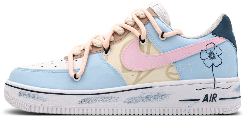 【定制球鞋】Nike Air Force 1 Low Retro 甜禧海岸 甜蜜夏日 低幫 板鞋 男款 藍粉 Buy 【定制球鞋】Nike Air Force 1 Low Retro 甜禧海岸 甜蜜夏日 低幫 板鞋 男款 藍粉