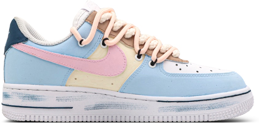 【定制球鞋】Nike Air Force 1 Low Retro 甜禧海岸 甜蜜夏日 低幫 板鞋 男款 藍粉 Order 【定制球鞋】Nike Air Force 1 Low Retro 甜禧海岸 甜蜜夏日 低幫 板鞋 男款 藍粉