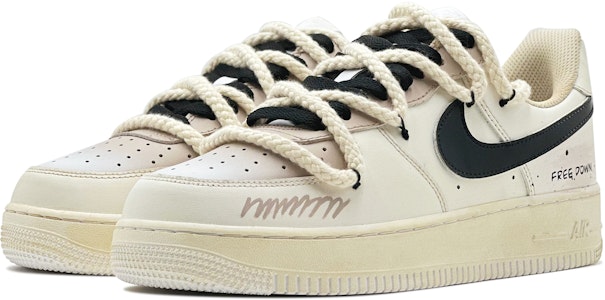【訂製球鞋】Nike Air Force 1 Low 空軍一號卡布奇諾 特殊鞋盒 低幫 板鞋 男款 棕 Lookbook 【訂製球鞋】Nike Air Force 1 Low 空軍一號卡布奇諾 特殊鞋盒 低幫 板鞋 男款 棕