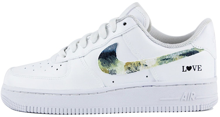 【定制鞋款】耐克空军1号低帮白绿色蓝色‘抽象油画涂鸦’ CW2288-111(Team39-AMY33抽象QD) Buy 【定制鞋款】耐克空军1号低帮白绿色蓝色‘抽象油画涂鸦’ CW2288-111(Team39-AMY33抽象QD)