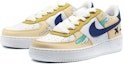 Lookbook Nike Air Force 1 Personalizadas Amarillo Azul Verde Playa CW2288-111(TeamR-男款拼色溅水蓝黄红)