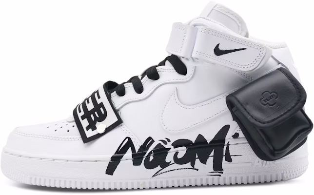나이키 에어포스 1 미드 '07 '레터 패치 블랙 화이트' (커스텀) CW2289-111(Team8-男款潮酷男孩黑白) Buy 나이키 에어포스 1 미드 '07 '레터 패치 블랙 화이트' (커스텀) CW2289-111(Team8-男款潮酷男孩黑白)