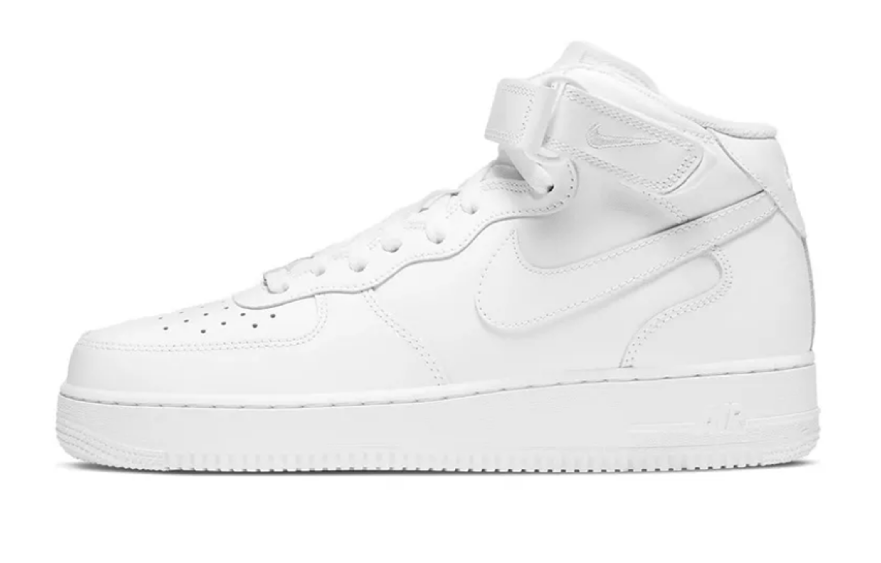 Details for [Sepatu Kustom] Nike Air Force 1 Mid '07 'Letter Patch Hitam Putih' CW2289-111(Team8-男款潮酷男孩黑白)