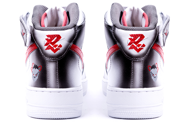 Shop [Kasut Tersuai] Nike Air Force 1 Mid '07 'Overwatch 2 Genji' CW2289-111(TeamNine-暗黑守望者)