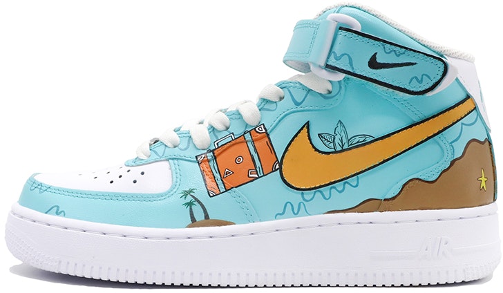 custom-shoes-nike-air-force-1-mid-07-summer-magic-blue