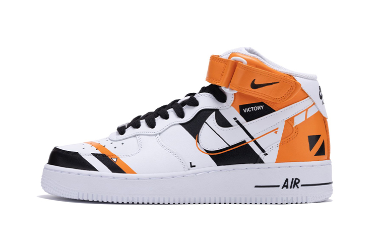 Buy 나이키 에어포스 1 미드 '아시모프 기능성 게이머 화이트 오렌지' CW2289-111(Team11-男款二西莫夫S-BOX)