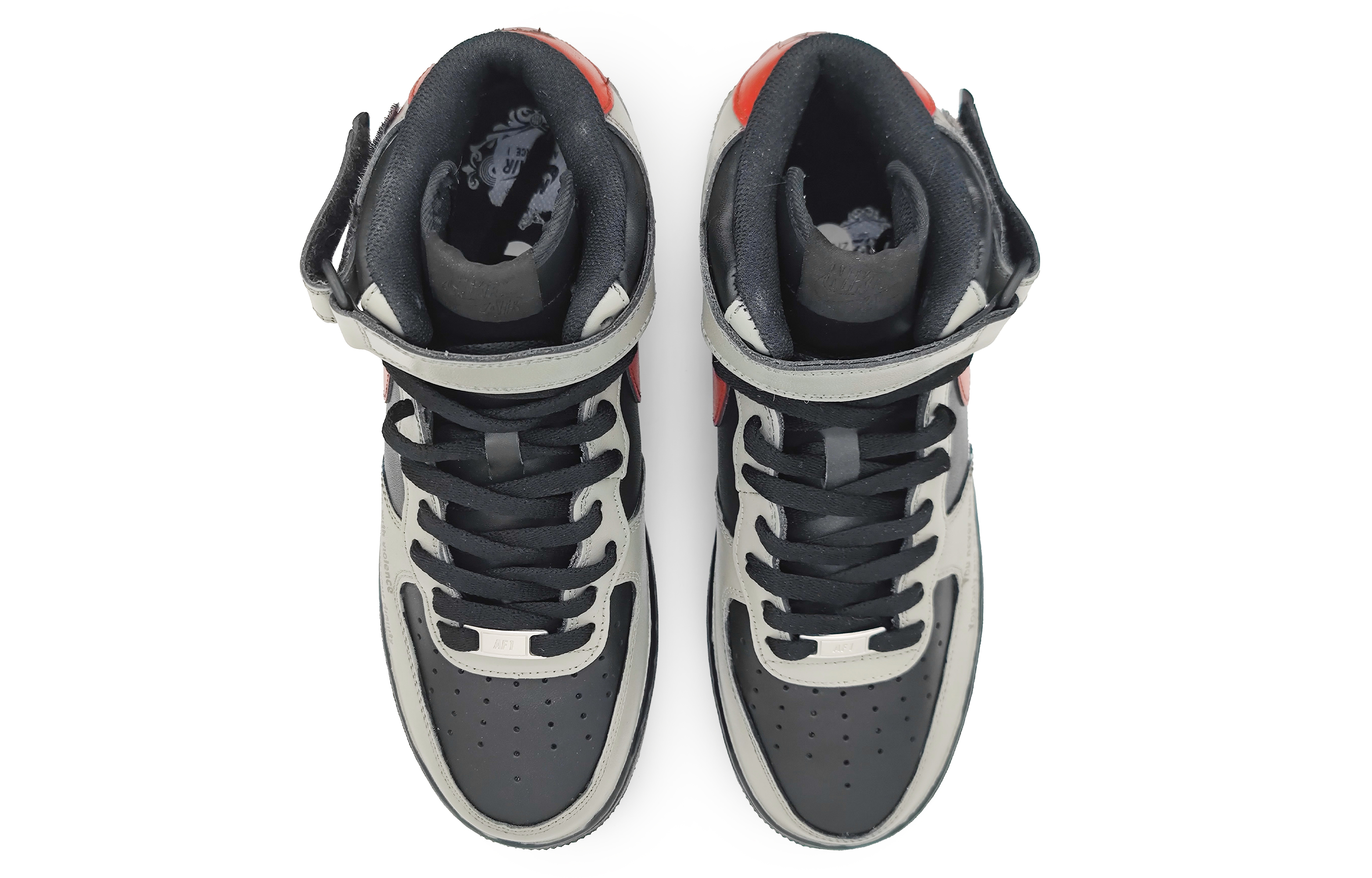 Purchase [定制鞋] 耐克空军1号中帮 '黑色武士绷带' CW2289-001-485244