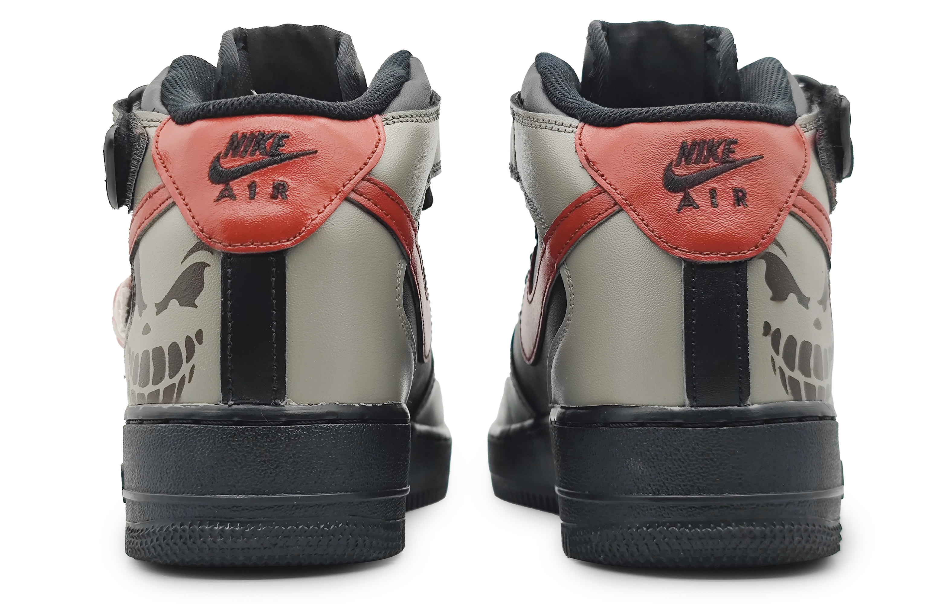 Details for [定制鞋] 耐克空军1号中帮 '黑色武士绷带' CW2289-001-485244