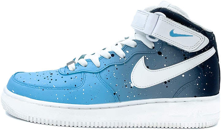 custom-shoes-nike-air-force-1-mid-blue-black-gradient-galaxy