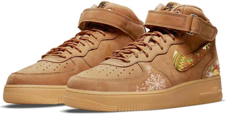 나이키 에어포스 1 미드 '크리스마스 벨 휘트' (커스텀) DJ9158-200(Team10-圣诞摇铃) Shop 나이키 에어포스 1 미드 '크리스마스 벨 휘트' (커스텀) DJ9158-200(Team10-圣诞摇铃)