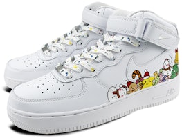 【定制球鞋】Nike Air Force 1 Mid 空軍一號 是在玩鞋 中幫 聖誕全家福 彩色塗鴉 中幫 板鞋 男款 白色 Lookbook 【定制球鞋】Nike Air Force 1 Mid 空軍一號 是在玩鞋 中幫 聖誕全家福 彩色塗鴉 中幫 板鞋 男款 白色