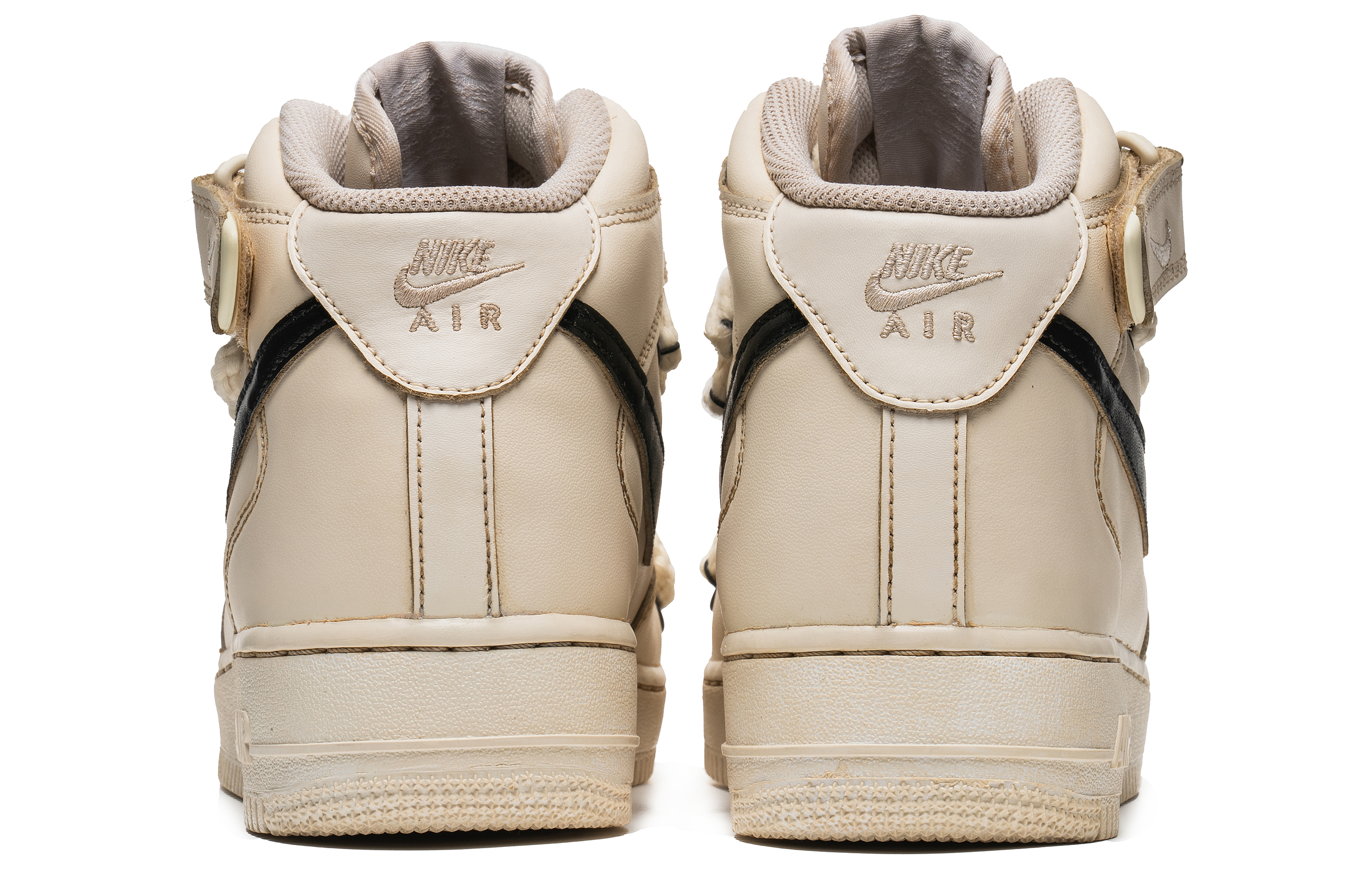 Shop [Zapatos Personalizados] Nike Air Force 1 Mid 'Tinte Café Negro Marrón' CW2289-111(Team67-男款中帮咖啡染)