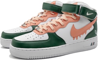 【定制球鞋】 Nike Air Force 1 Mid '07 空軍一號 奶油冰淇淋 粉色奶油 抹茶 中幫 板鞋 男款 粉綠 Lookbook 【定制球鞋】 Nike Air Force 1 Mid '07 空軍一號 奶油冰淇淋 粉色奶油 抹茶 中幫 板鞋 男款 粉綠