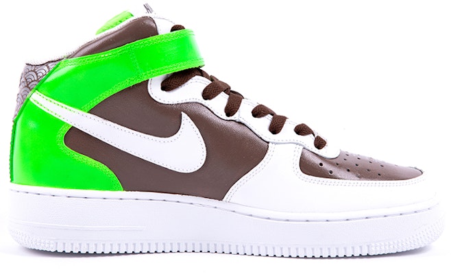 나이키 AF1 미드 '겐지 오버워치2 화이트 브라운 그린' (76 characters) CW2289-111(TeamNine-genji) Lookbook 나이키 AF1 미드 '겐지 오버워치2 화이트 브라운 그린' (76 characters) CW2289-111(TeamNine-genji)