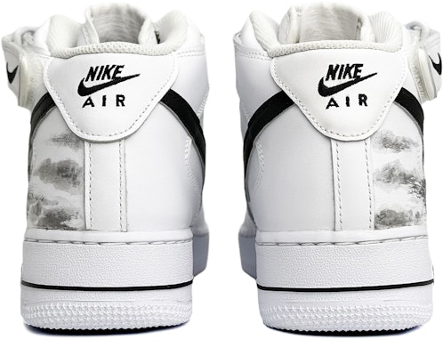 나이키 에어포스1 미드 '수묵화' (Nike AF1 미드 '수묵화') CW2289-111(Team11-水墨山水男款白黑) Shop 나이키 에어포스1 미드 '수묵화' (Nike AF1 미드 '수묵화') CW2289-111(Team11-水墨山水男款白黑)