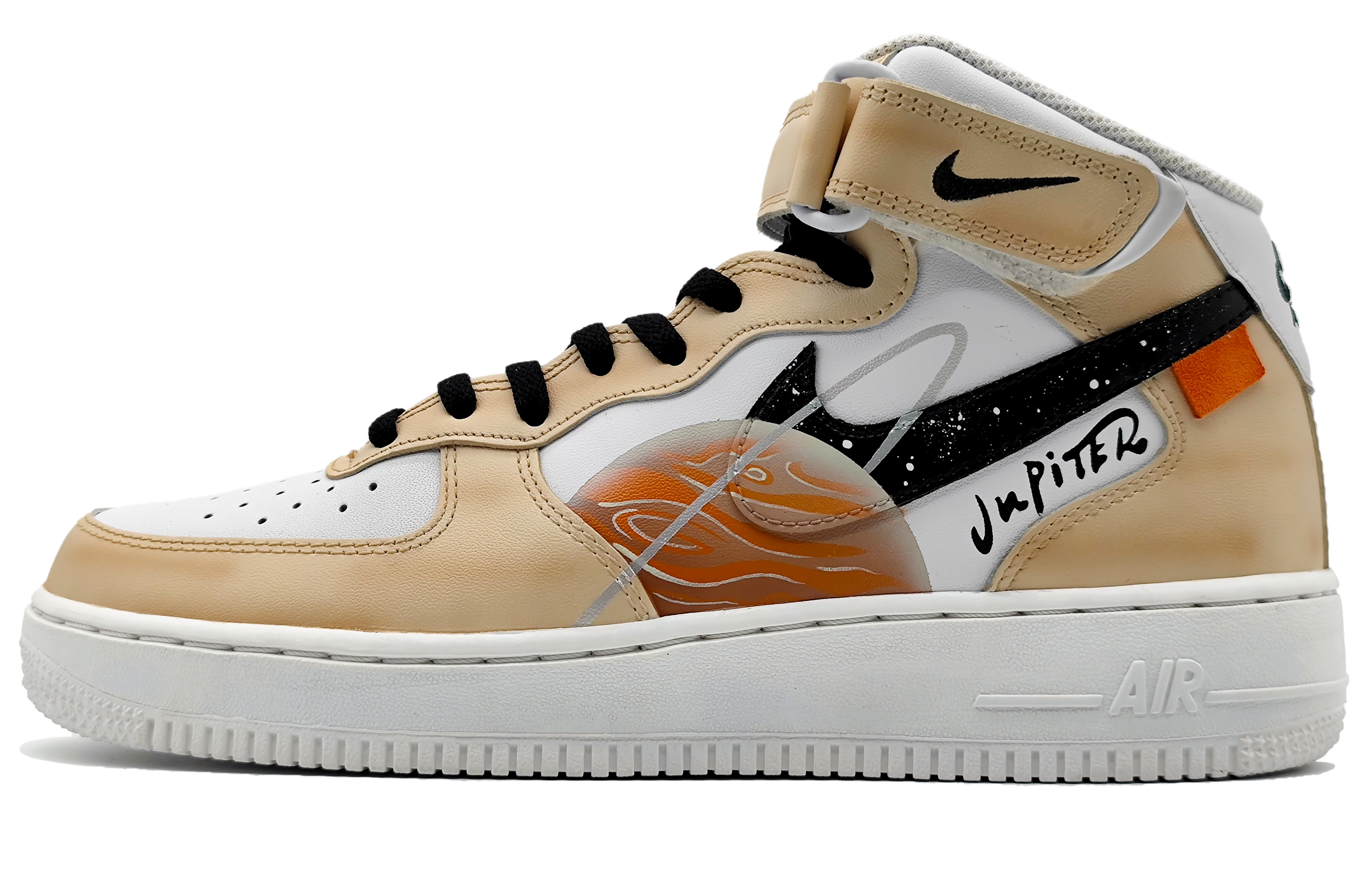 Buy ナイキ AF1 ミッド "ジュピターシルバーリング" (Nike AF1 Mid "Jupiter Silver Rings") CW2289-111(Team16-男款星球系列木星主题)