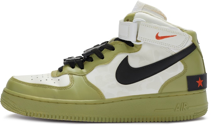【客製化球鞋】 Nike Air Force 1 Mid 811製造 特勤精英 軍事功能 手繪噴繪 防滑抗磨 中筒 板鞋 男款 軍綠白 Buy 【客製化球鞋】 Nike Air Force 1 Mid 811製造 特勤精英 軍事功能 手繪噴繪 防滑抗磨 中筒 板鞋 男款 軍綠白