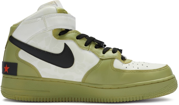【客製化球鞋】 Nike Air Force 1 Mid 811製造 特勤精英 軍事功能 手繪噴繪 防滑抗磨 中筒 板鞋 男款 軍綠白 Order 【客製化球鞋】 Nike Air Force 1 Mid 811製造 特勤精英 軍事功能 手繪噴繪 防滑抗磨 中筒 板鞋 男款 軍綠白