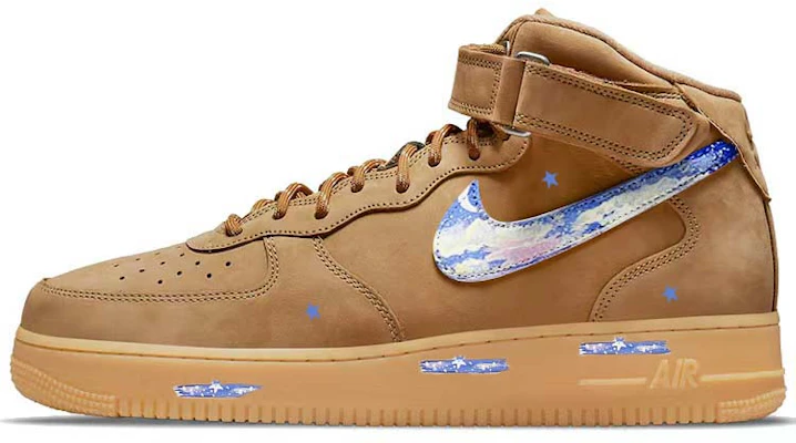 【訂製球鞋】Nike Air Force 1 Low 神秘星空 宇宙昇華 星河文化 低筒 板鞋 男款 小麥色 Buy 【訂製球鞋】Nike Air Force 1 Low 神秘星空 宇宙昇華 星河文化 低筒 板鞋 男款 小麥色