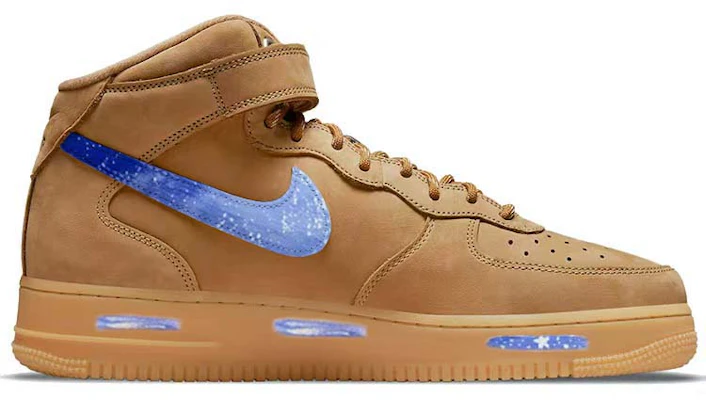 【訂製球鞋】Nike Air Force 1 Low 神秘星空 宇宙昇華 星河文化 低筒 板鞋 男款 小麥色 Order 【訂製球鞋】Nike Air Force 1 Low 神秘星空 宇宙昇華 星河文化 低筒 板鞋 男款 小麥色