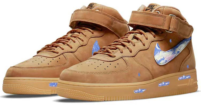 【訂製球鞋】Nike Air Force 1 Low 神秘星空 宇宙昇華 星河文化 低筒 板鞋 男款 小麥色 Lookbook 【訂製球鞋】Nike Air Force 1 Low 神秘星空 宇宙昇華 星河文化 低筒 板鞋 男款 小麥色