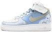 Buy 【訂製球鞋】Nike Air Force 1 Mid 空軍一號 校園風 腰果花 中幫 板鞋 男款 藍白