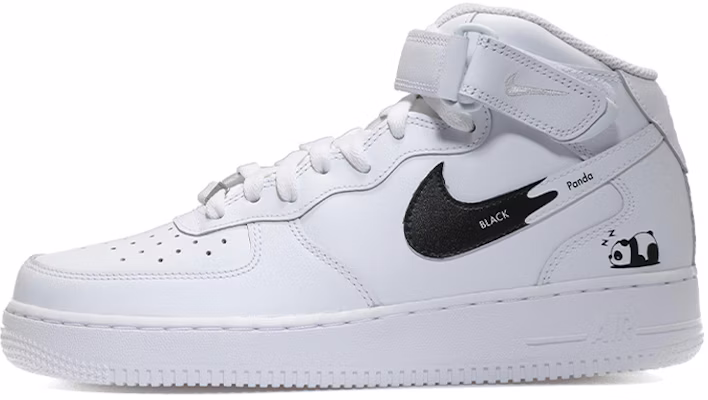 カスタムAF1ミッド「パンダグラデーションスウッシュ」 CW2289-111(Team10-趴趴熊男白黑QD) Buy カスタムAF1ミッド「パンダグラデーションスウッシュ」 CW2289-111(Team10-趴趴熊男白黑QD)