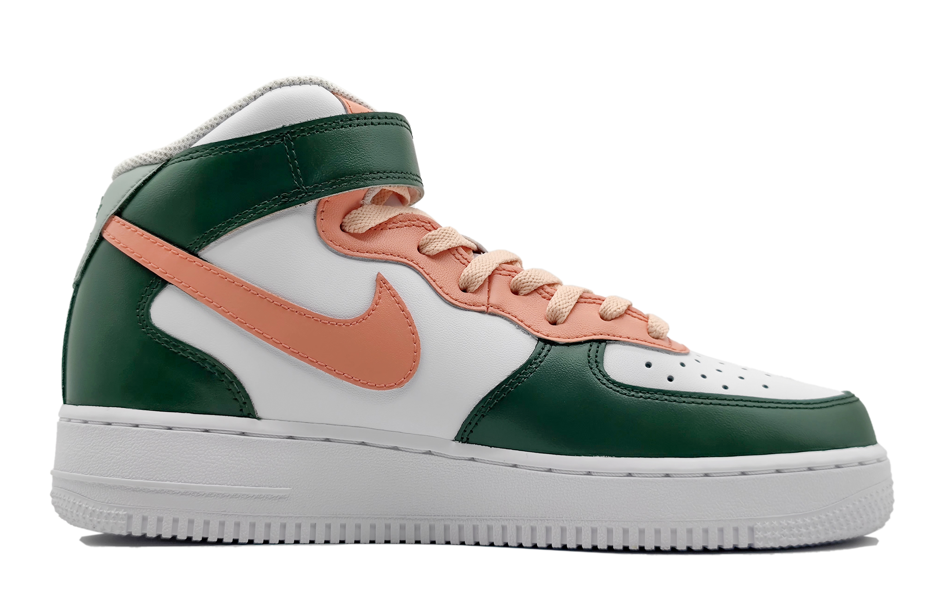 Order 나이키 에어포스1 미드 '핑크 크림 말차' (커스텀) DH2933-111(Team16-女款奶油冰淇淋)
