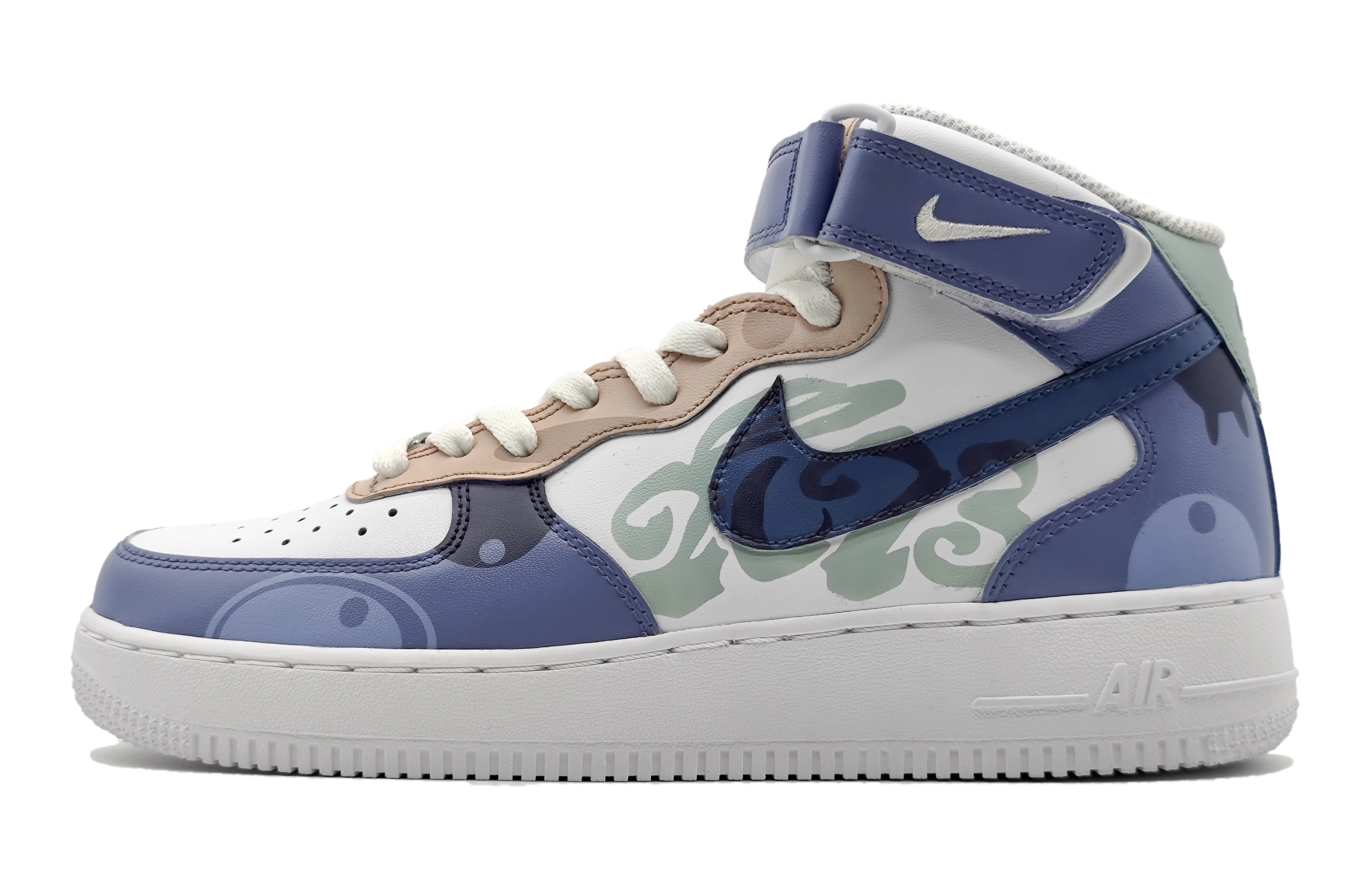 Buy [Sepatu Kustom] Nike Air Force 1 Mid 'Totem Tahun Kelinci Ungu' DH2933-111(Team16-女款生肖系列兔年主题)