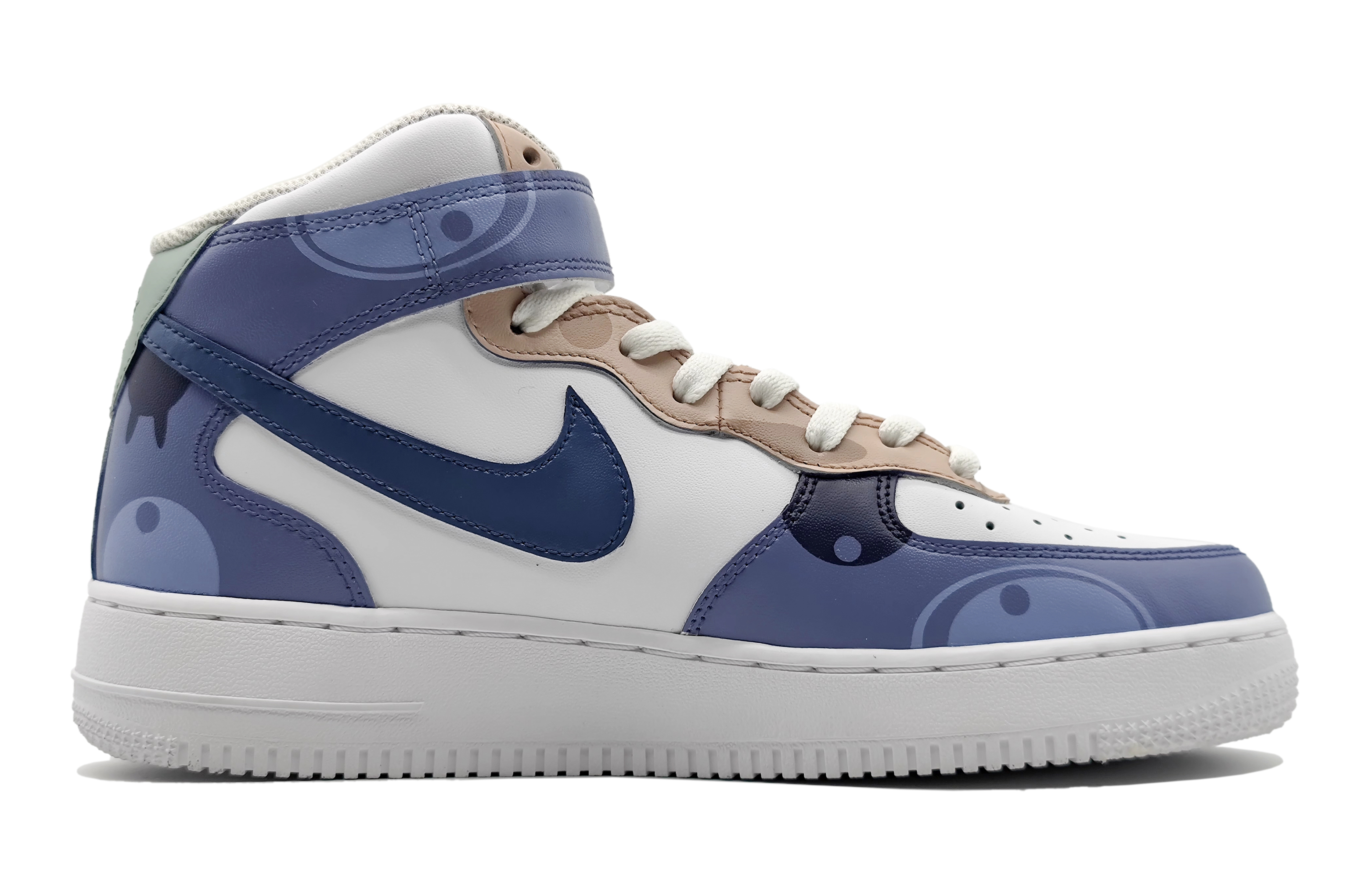 Order [Sepatu Kustom] Nike Air Force 1 Mid 'Totem Tahun Kelinci Ungu' DH2933-111(Team16-女款生肖系列兔年主题)