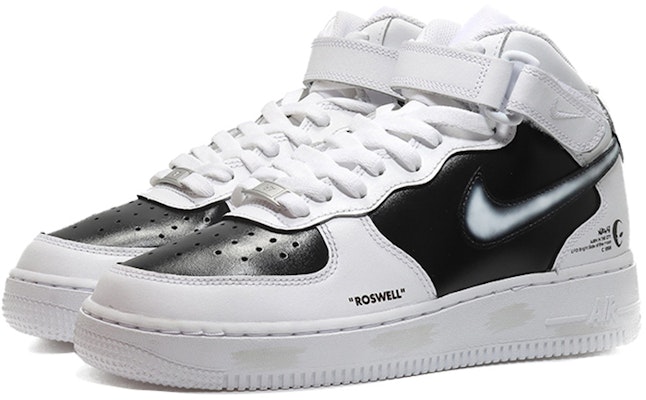 Zapatillas Nike Air Force 1 Mid 'Incidente Roswell' Blanco y Negro CW2289-111(Team10-外星人男黑白) Lookbook Zapatillas Nike Air Force 1 Mid 'Incidente Roswell' Blanco y Negro CW2289-111(Team10-外星人男黑白)