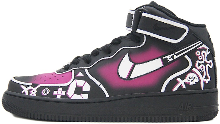 【カスタムシューズ】ナイキ エアフォース1 ミッド 'サイファイ次元錯覚マゼンタ' 315123-001(TEAM110-次元突现SBOX) Order 【カスタムシューズ】ナイキ エアフォース1 ミッド 'サイファイ次元錯覚マゼンタ' 315123-001(TEAM110-次元突现SBOX)