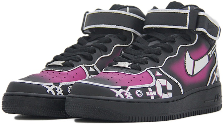 【カスタムシューズ】ナイキ エアフォース1 ミッド 'サイファイ次元錯覚マゼンタ' 315123-001(TEAM110-次元突现SBOX) Shop 【カスタムシューズ】ナイキ エアフォース1 ミッド 'サイファイ次元錯覚マゼンタ' 315123-001(TEAM110-次元突现SBOX)