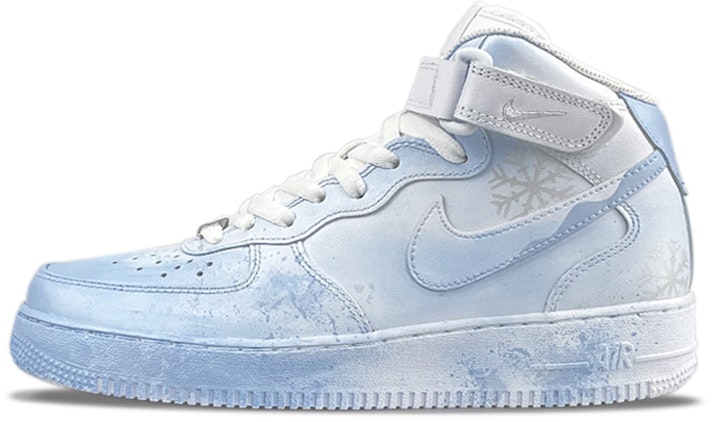 custom-shoes-nike-air-force-1-mid-snowflake-gradient-blue-lover