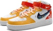 Lookbook Nike AF1 Mid "星空花火" (カスタム) DH2933-111(Team16-女款万家灯火红黄)
