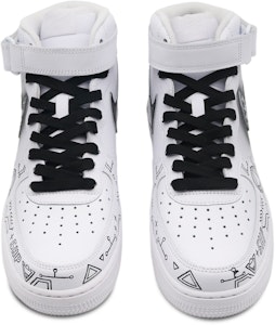 나이키 에어포스1 미드 '테크 체커보드 흑백' (커스텀) CW2289-111(Team8-男款科技风黑白) Shop 나이키 에어포스1 미드 '테크 체커보드 흑백' (커스텀) CW2289-111(Team8-男款科技风黑白)