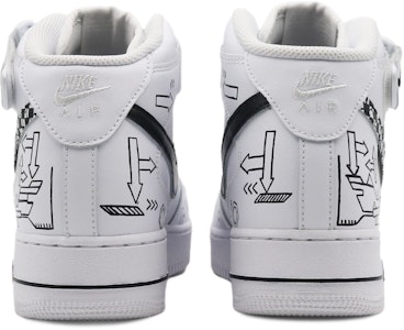 나이키 에어포스1 미드 '테크 체커보드 흑백' (커스텀) CW2289-111(Team8-男款科技风黑白) Purchase 나이키 에어포스1 미드 '테크 체커보드 흑백' (커스텀) CW2289-111(Team8-男款科技风黑白)