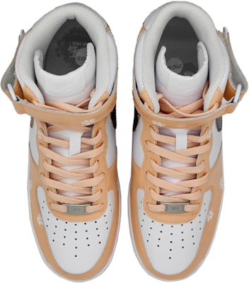 【定製球鞋】 Nike Air Force 1 Mid 空軍一號 東京時刻 櫻花 櫻花塔剪影 板鞋 GS 白粉棕 Shop 【定製球鞋】 Nike Air Force 1 Mid 空軍一號 東京時刻 櫻花 櫻花塔剪影 板鞋 GS 白粉棕