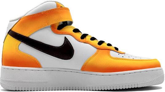【定制球鞋】 Nike Air Force 1 Mid 空軍一號 東京時刻 黃昏 日落櫻花塔 中幫 板鞋 GS 黃橙黑 Order 【定制球鞋】 Nike Air Force 1 Mid 空軍一號 東京時刻 黃昏 日落櫻花塔 中幫 板鞋 GS 黃橙黑