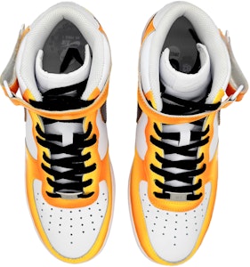 【定制球鞋】 Nike Air Force 1 Mid 空軍一號 東京時刻 黃昏 日落櫻花塔 中幫 板鞋 GS 黃橙黑 Shop 【定制球鞋】 Nike Air Force 1 Mid 空軍一號 東京時刻 黃昏 日落櫻花塔 中幫 板鞋 GS 黃橙黑