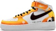 Buy 【定制球鞋】 Nike Air Force 1 Mid '07 空軍一號 東京時刻 黃昏 日落櫻花塔 中幫 板鞋 男款 黃橙