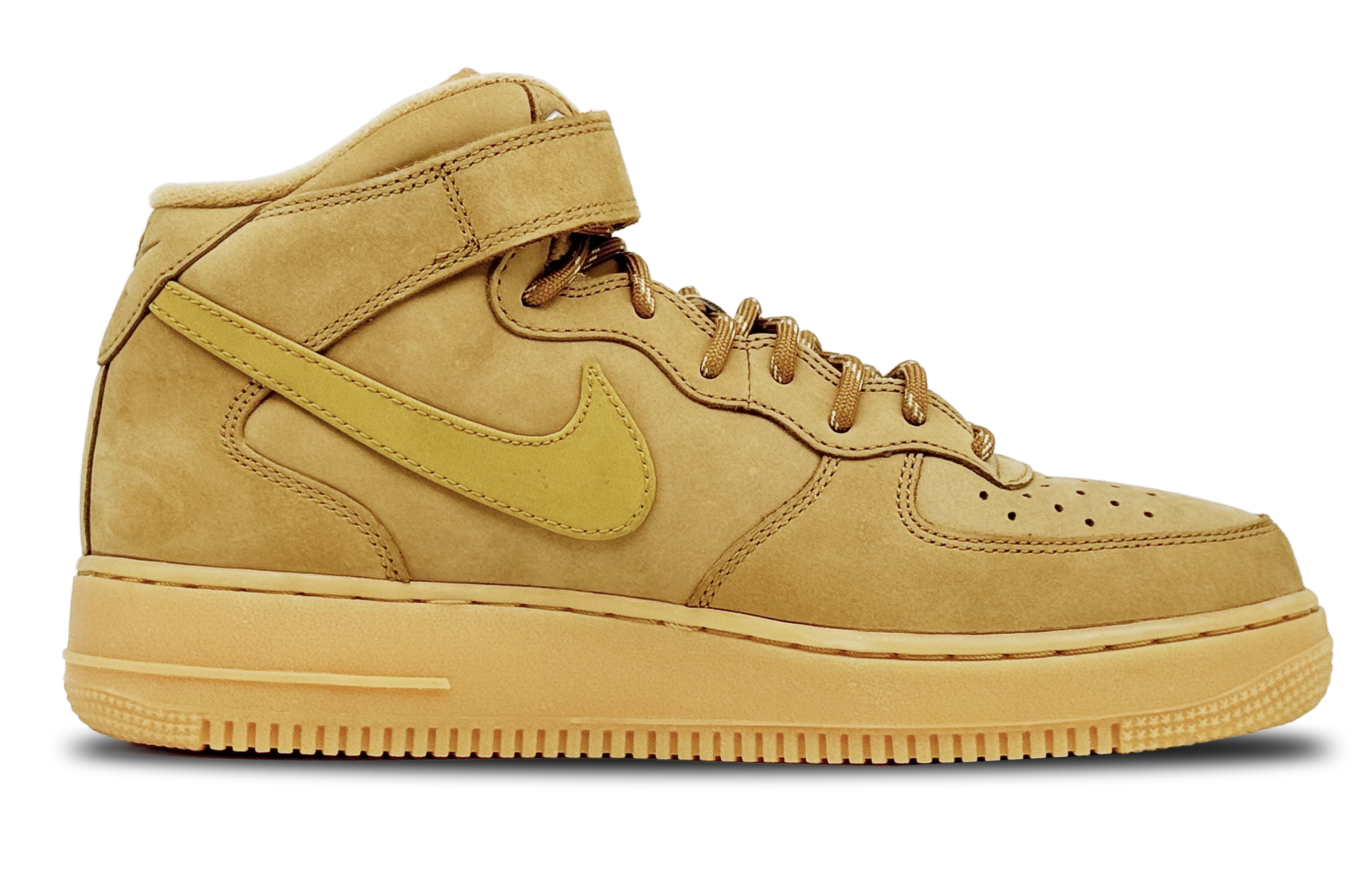 Lookbook 나이키 에어포스 1 미드 '휘트' (커스텀) DJ9158-200(team65-英文小麦-SBOX)