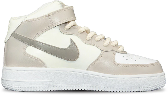 【定製球鞋】 Nike Air Force 1 Mid LE 空軍一號 BEAR 塗鴉仿舊 動漫主題 中幫 板鞋 GS 白黃 Order 【定製球鞋】 Nike Air Force 1 Mid LE 空軍一號 BEAR 塗鴉仿舊 動漫主題 中幫 板鞋 GS 白黃