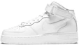 Details for 【定製球鞋】 Nike Air Force 1 Mid LE 空軍一號 BEAR 塗鴉仿舊 動漫主題 中幫 板鞋 GS 白黃