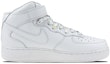 Order 【定制球鞋】 Nike Air Force 1 Mid LE 是在玩鞋 聖誕全家福 塗鴉 中幫 板鞋 GS 白色