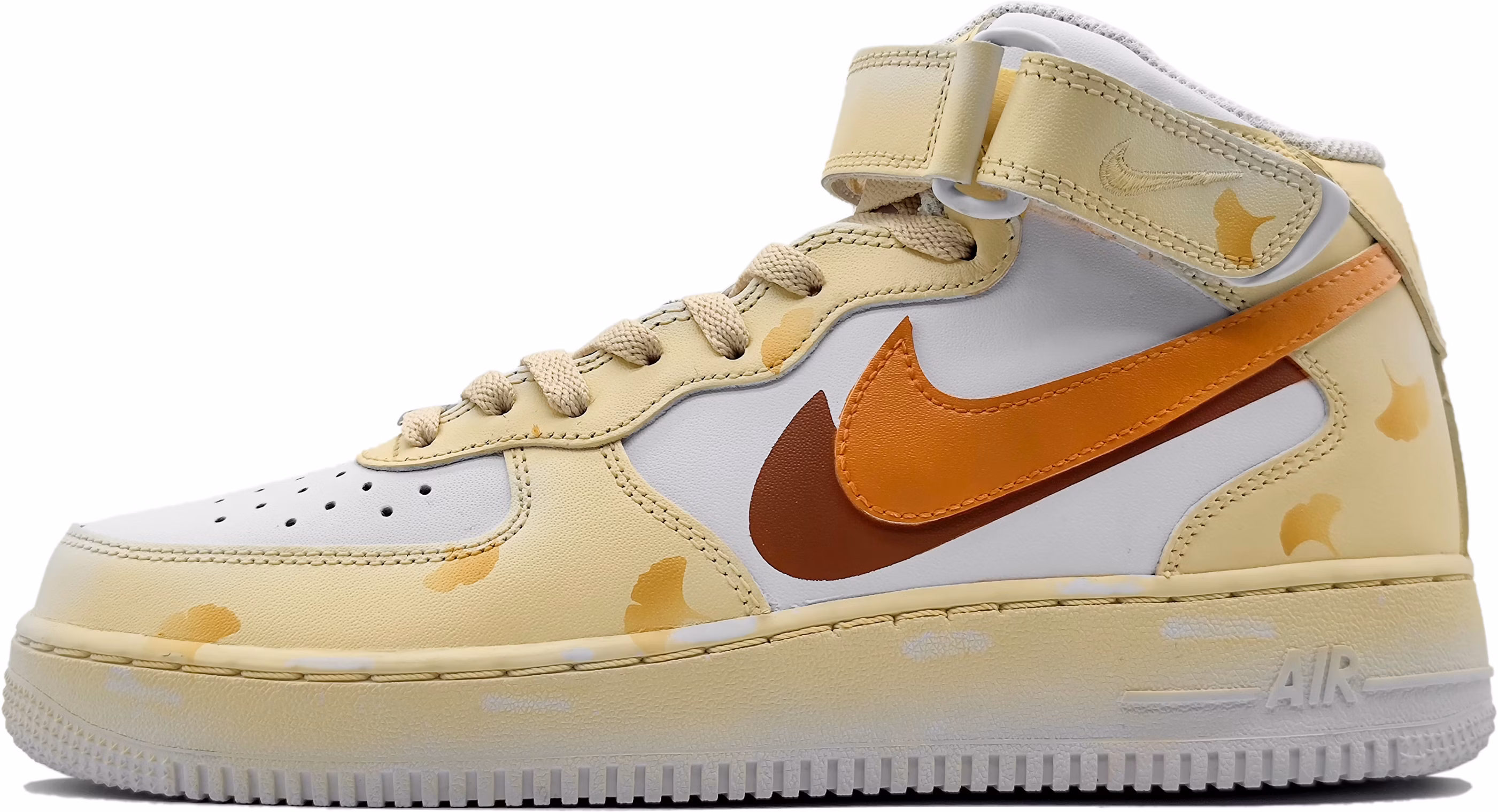 custom-shoes-nike-air-force-1-mid-le-ginkgo-yellow-orange