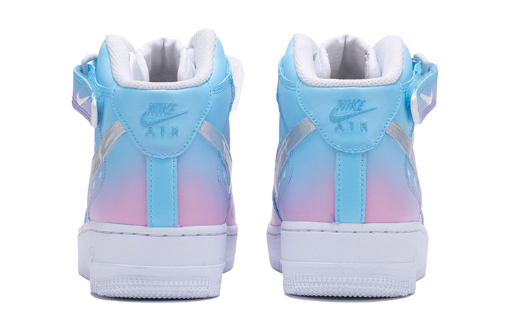 Shop [Sneakers Kustom] Nike Air Force 1 Mid LE 'Starry Pastel' DH2933-111(Team11-女款星星蓝粉)