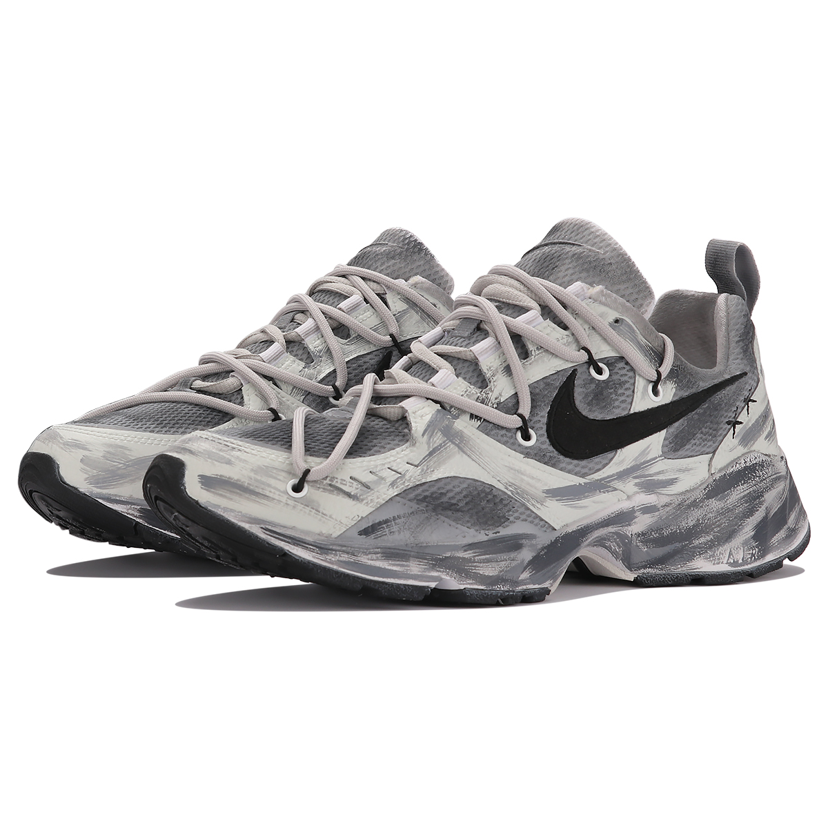Shop [Kasut Tersuai] Nike Air Heights 'Hitam Ribut' AT4522-101(TeamThree-废土风SBOX)