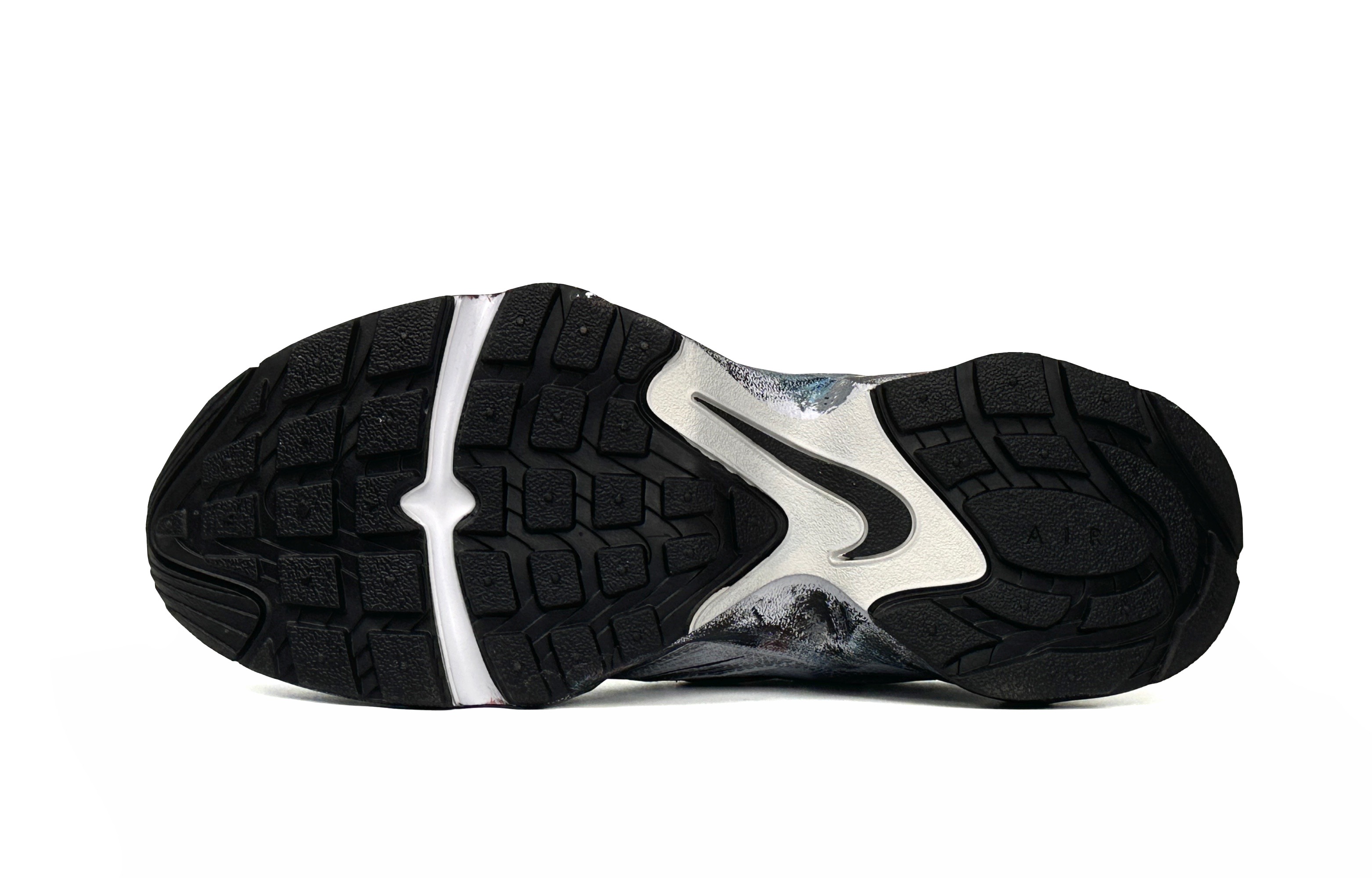 Details for [Sepatu Kustom] Nike Air Heights 'Grafiti Abu-Abu-Hitam' AT4522-101(Team11-涂鸦语录男款灰黑)