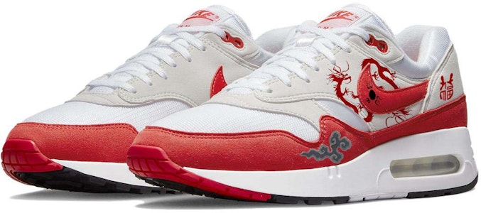 나이키 에어맥스 1 '쌍용 레드-그레이' (커스텀) DQ3989-100(Team181-双龙戏珠) Shop 나이키 에어맥스 1 '쌍용 레드-그레이' (커스텀) DQ3989-100(Team181-双龙戏珠)